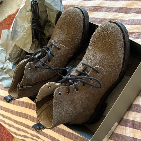 All Saints Animal Suede Kerouac Boots - Picture 5 of 7